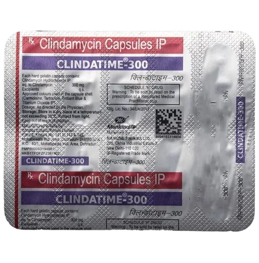 clindatime 300mg capsule 10's